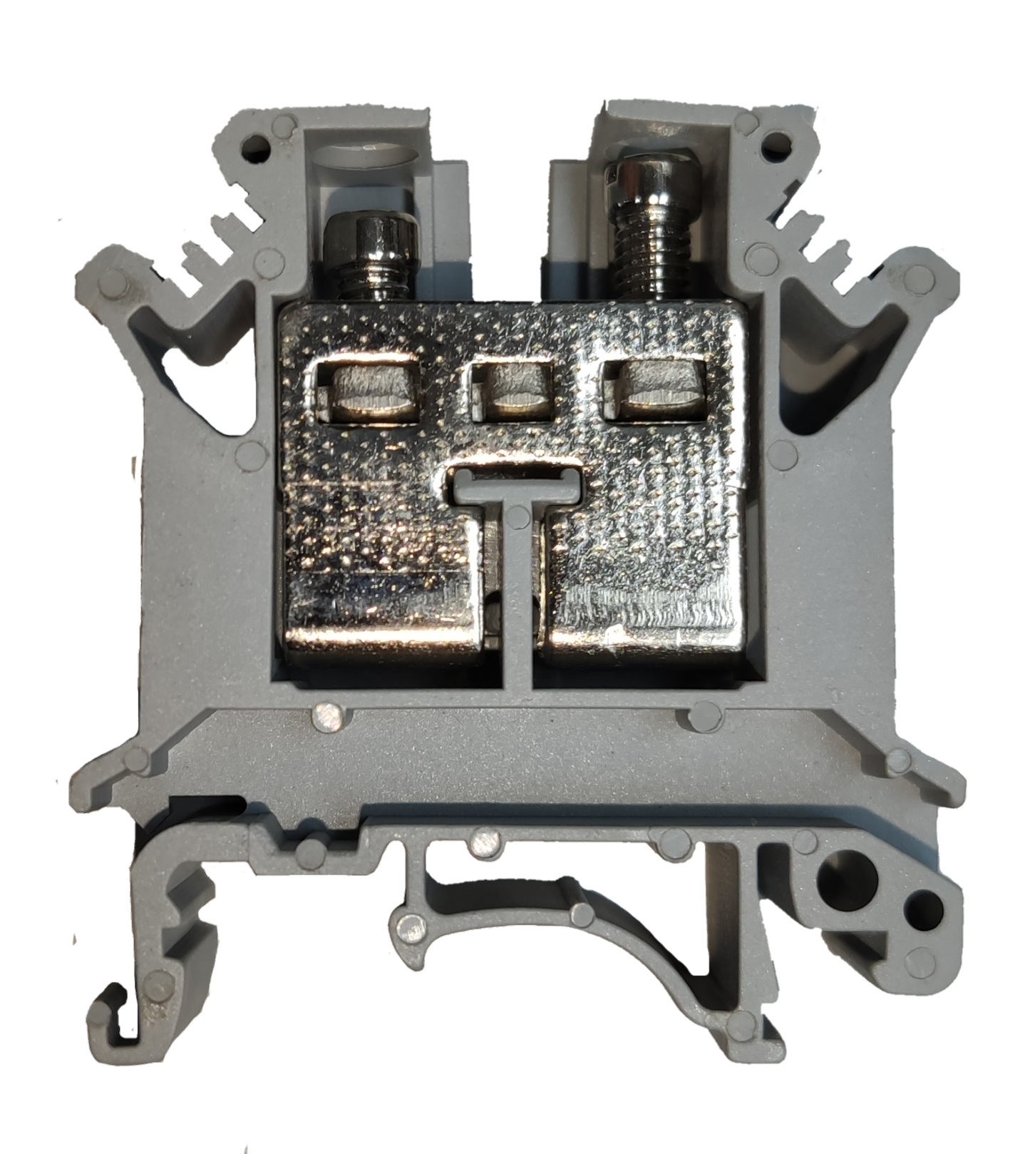 Grippes Electrical Terminal Block DIN Rail Type 16mm with metal connectors for secure wiring