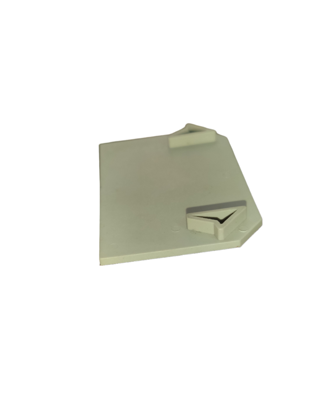 Grippes Terminal Block End Cover 35mm electrical component for circuitry protection in beige