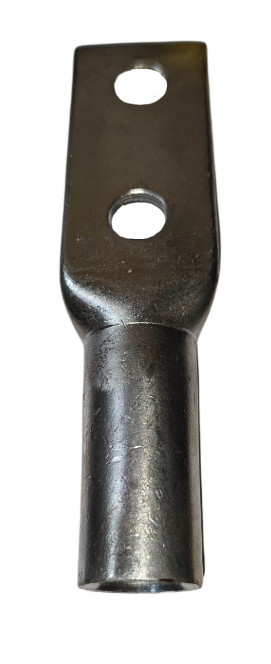 Utilux Terminal Lugs Long Barrel 2 Holes 500MCM with durable metal construction for electrical connections
