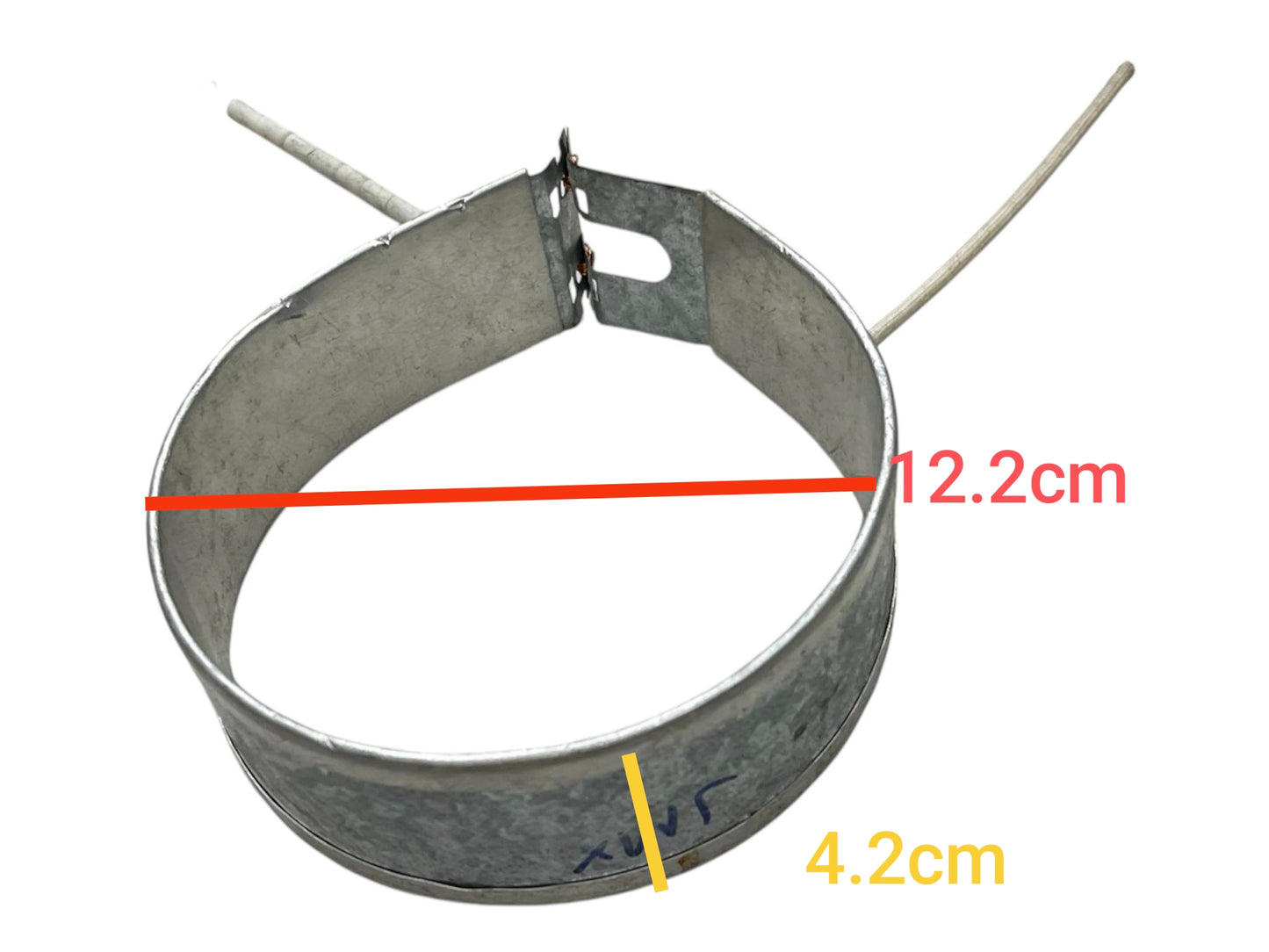 Thermos Heating Element 220V metal band heater with 12.2 cm diameter and 4.2 cm width for kitchen equipment
