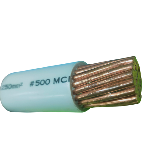 Duraflex THHN Wire featuring multiple copper strands for improved conductivity and durability