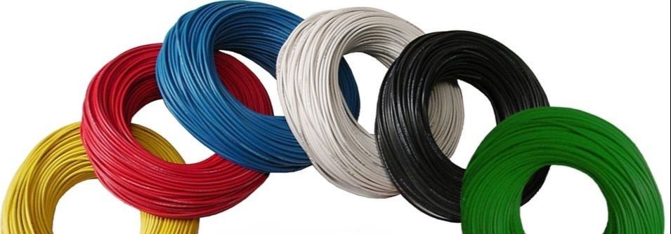 Royu THHN and wires in multiple colors including blue, red, yellow, black, green, and white