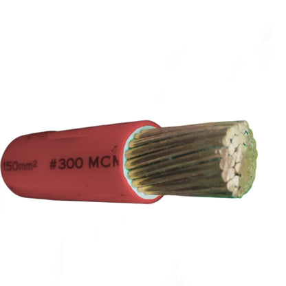 Phelps Dodge THHN and wires in red insulation with multiple strands for electrical applications