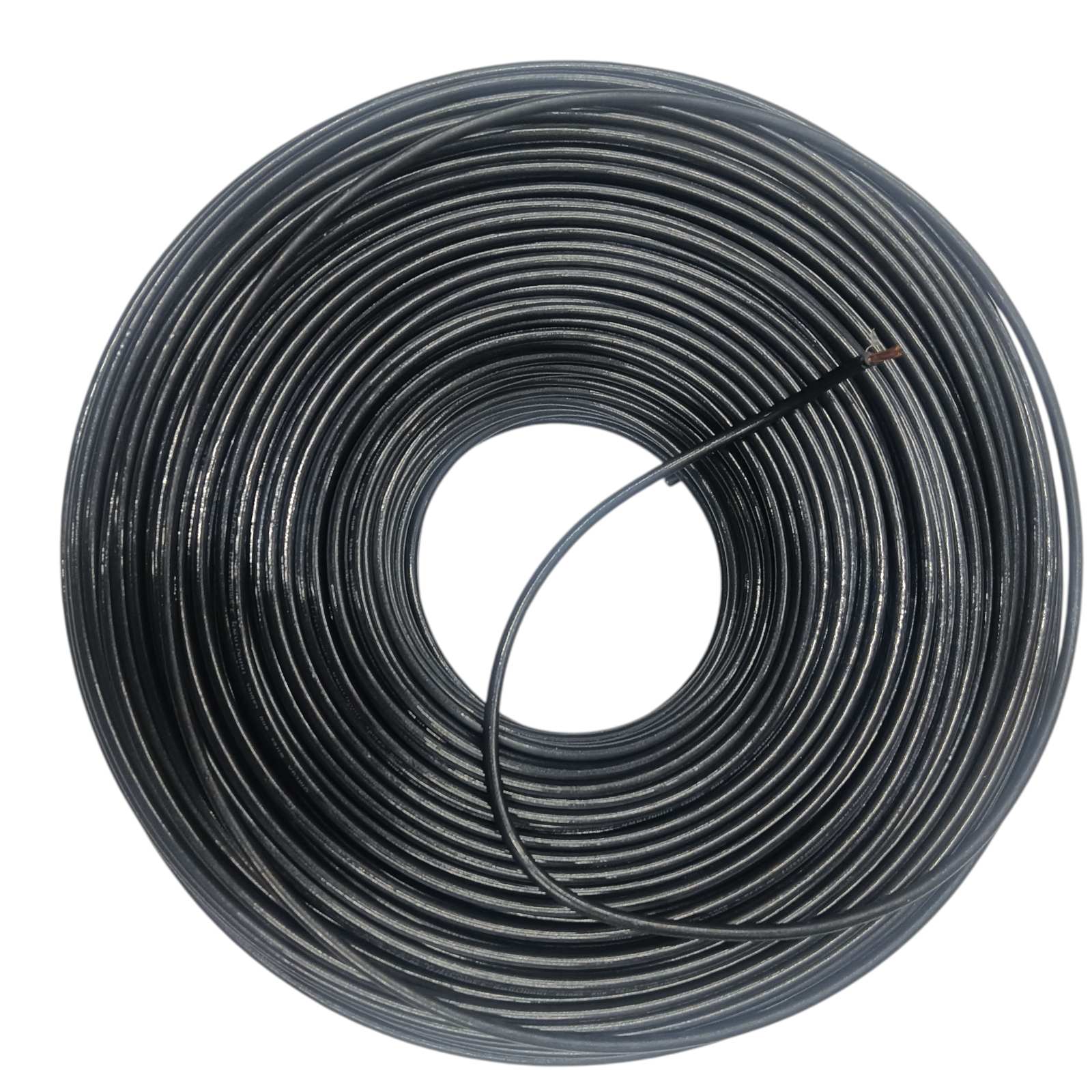 Omega THHN AWG 14 Black - 1Roll Electrical Wire, Durable and Flexible for Various Wiring Projects