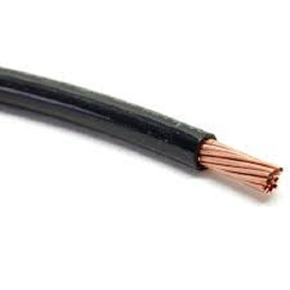 THHN AWG 14 Black - 1Roll electrical wire with copper strands for durable connections