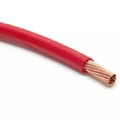 Phelps Dodge THHN AWG 14 Stranded Wire Red with copper strands and durable insulation