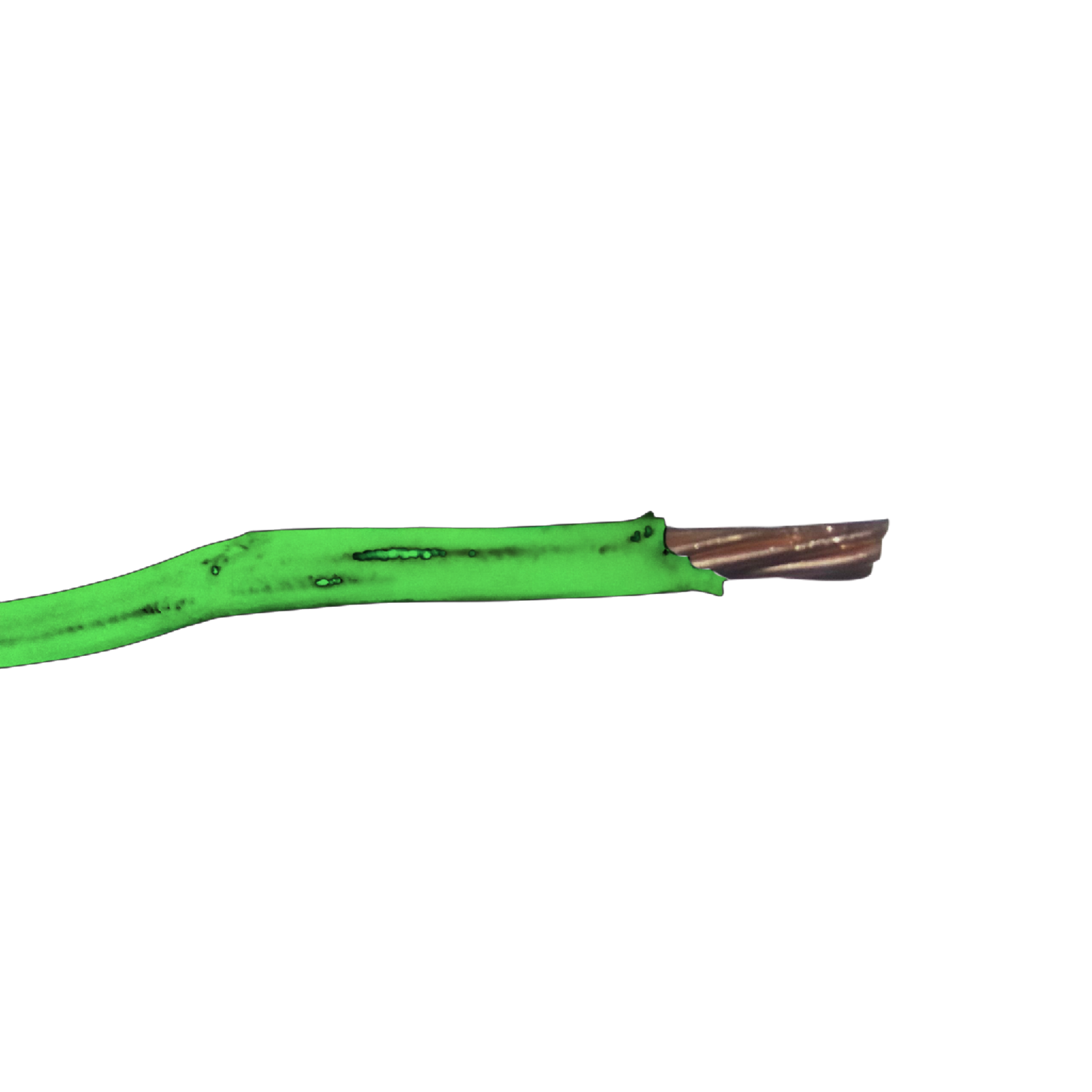 Philflex THHN Green Wire with Copper Core for Electrical Wiring Projects