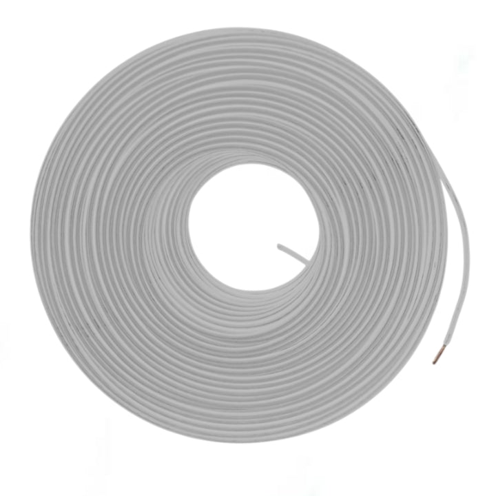 Omega THHN AWG 12 Stranded Wire White coil for electrical wiring applications