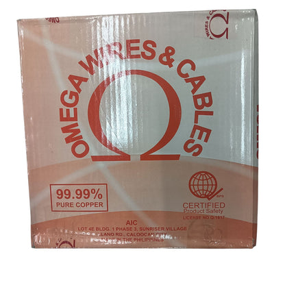 Omega Wires and Cables box for THHN AWG 12 Stranded Wire White with 99.99% pure copper