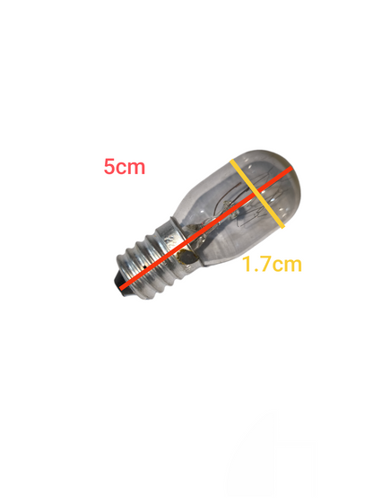 15W E14 machine bulb 220V incandescent bulb with clear glass and metal screw base