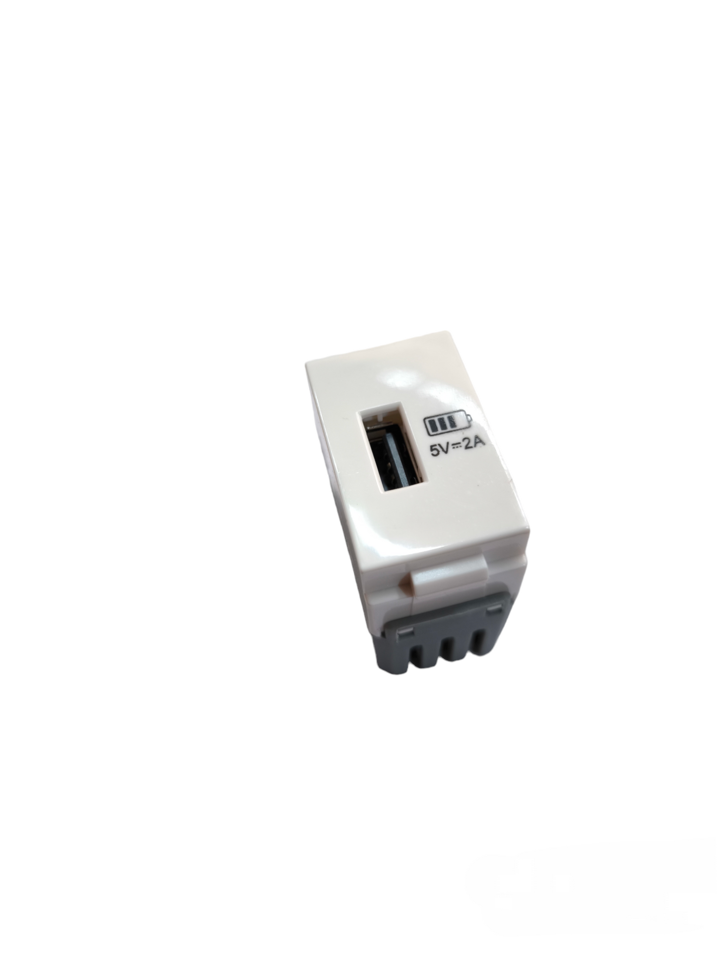 T&J USB Outlet Device 5V 2A white USB power point for charging electronic devices