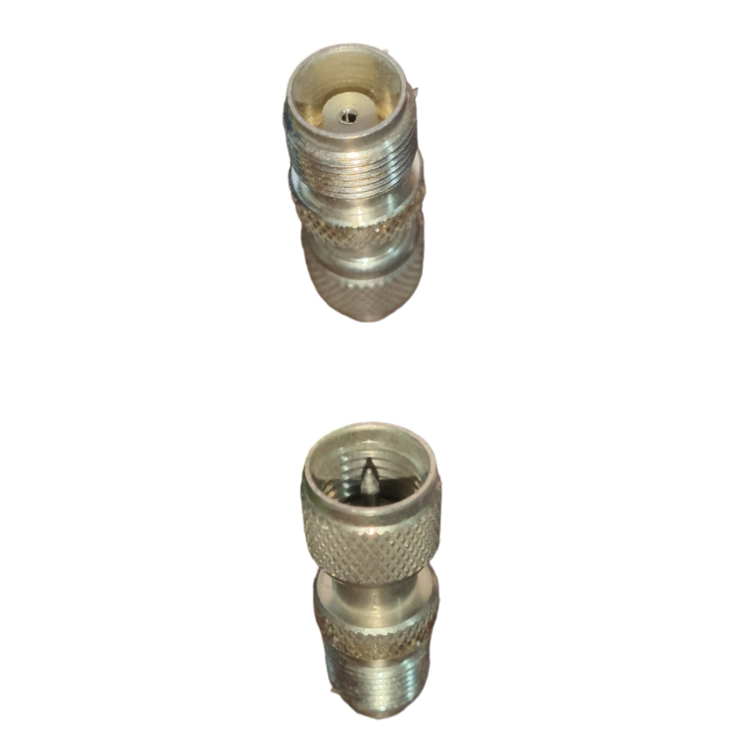 Electx Electrical Supply TNC Male to TNC Female Adaptor with metal threaded connectors for secure electrical connections
