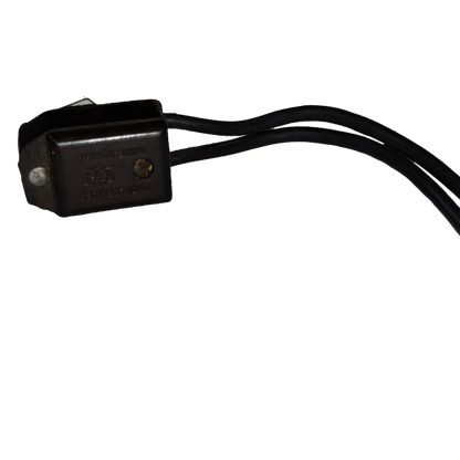 Black Toggle Switch 4A 250V USA with wires for power points and electrical switches