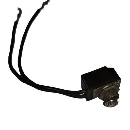 Toggle Switch 4A 250V USA with black casing and attached wires for electrical connections