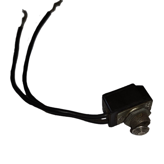 Toggle Switch 4A 250V USA with black casing and attached wires for electrical connections