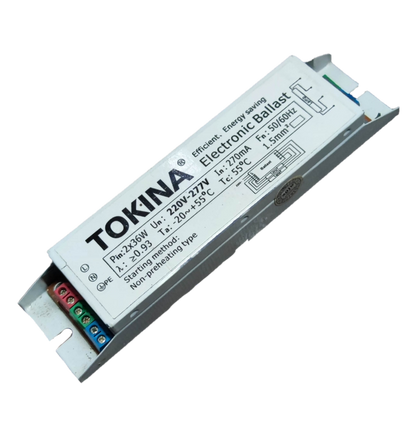 Tokina 2x40W Electronic Ballast 220V energy-saving electrical component for lighting systems