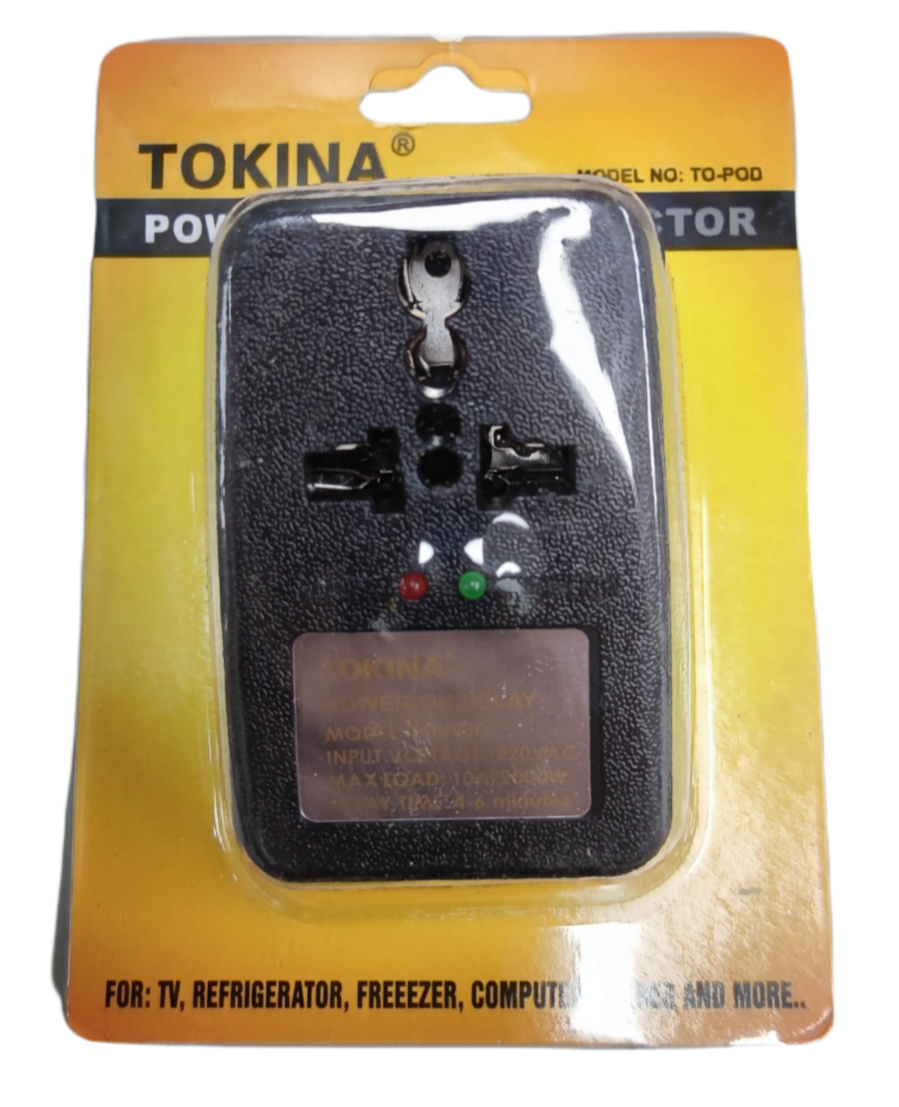 Power On Delay Tokina 10A 2000W power protector plug for TV refrigerator freezer and computers