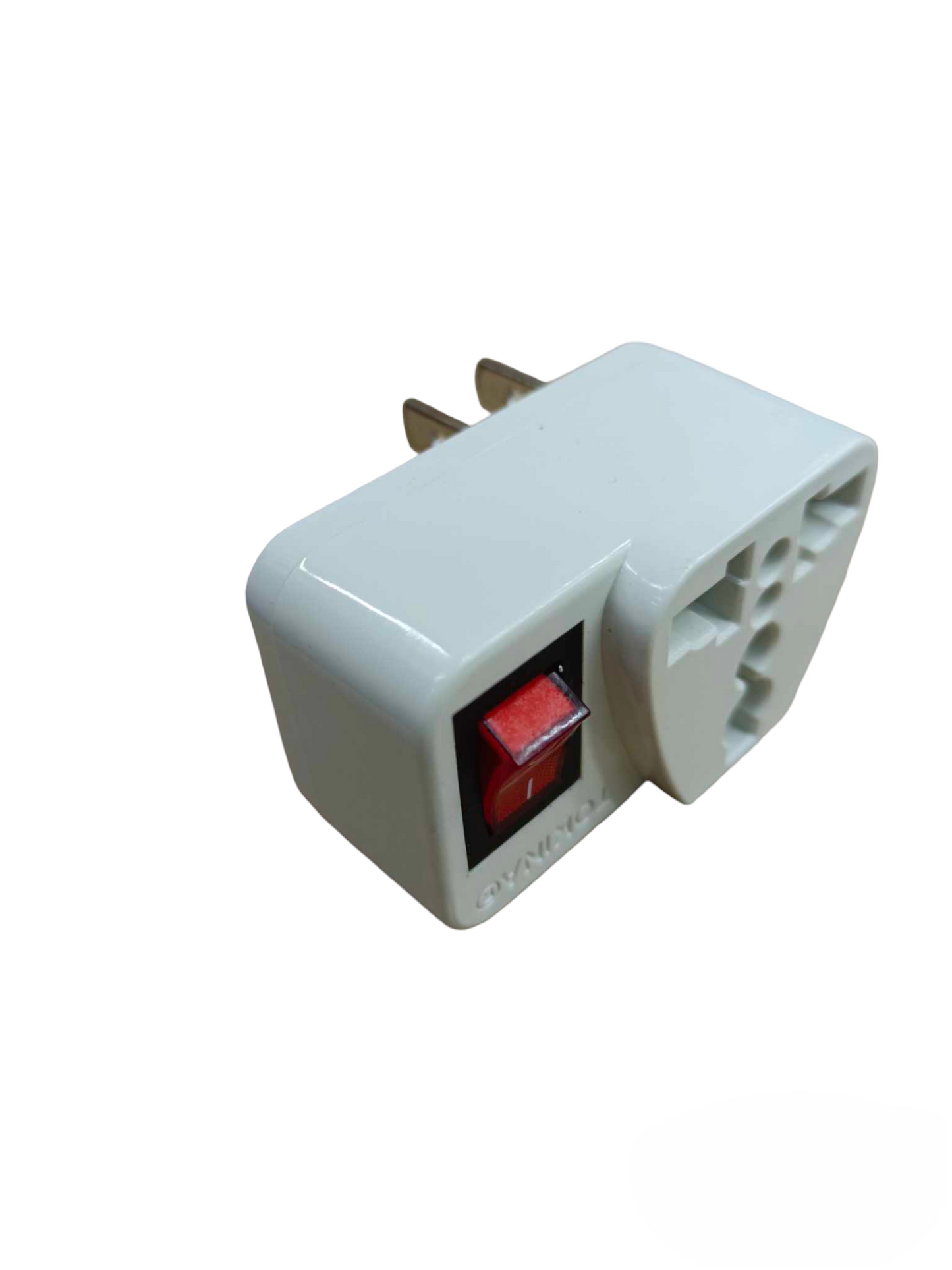 Tokina Universal Adapter With Safety Switch 6A travel adapter with red power switch and multiple plug compatibility