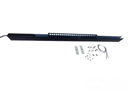 ILLUMIQ TERRA Track Light 1 Meter 50mm with 24W black ceiling light fixture with mounting accessories