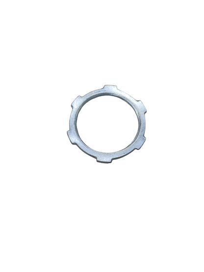 Locknut for RSC Pipe 20mm. Zinc plated threaded locknut for securing 20mm electrical conduit