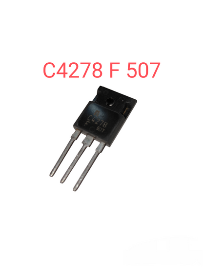 Transistor Different Kinds C4278 F 507 electrical component with three metal legs for circuitry use
