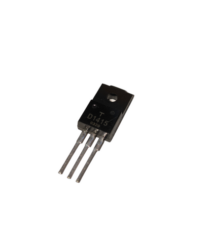 Black electrical transistor D1415 with three metal legs for Transistor Different Kinds applications