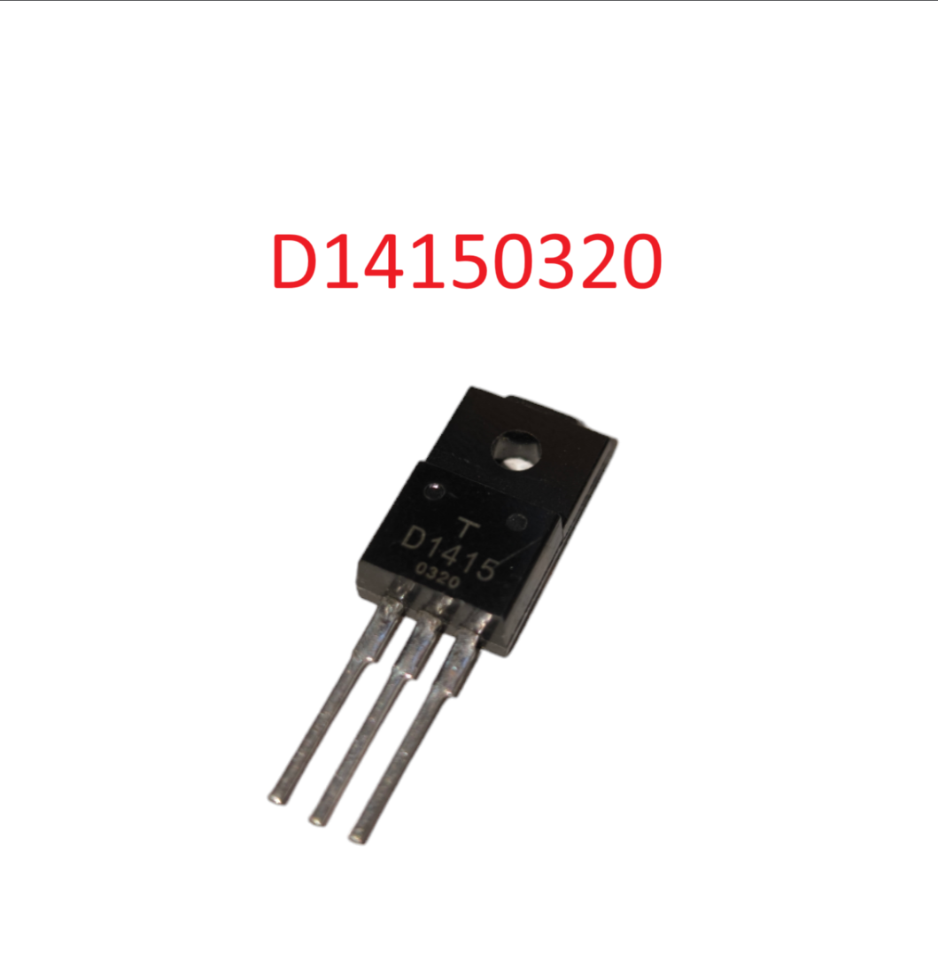 Electrical transistor from China labeled D14150320 showcasing Transistor Different Kinds in circuitry parts