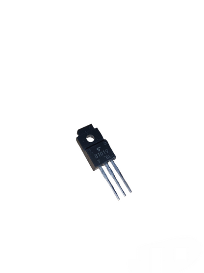 Single black transistor from Transistors Different Kind Classic Series with three metal legs for circuitry parts