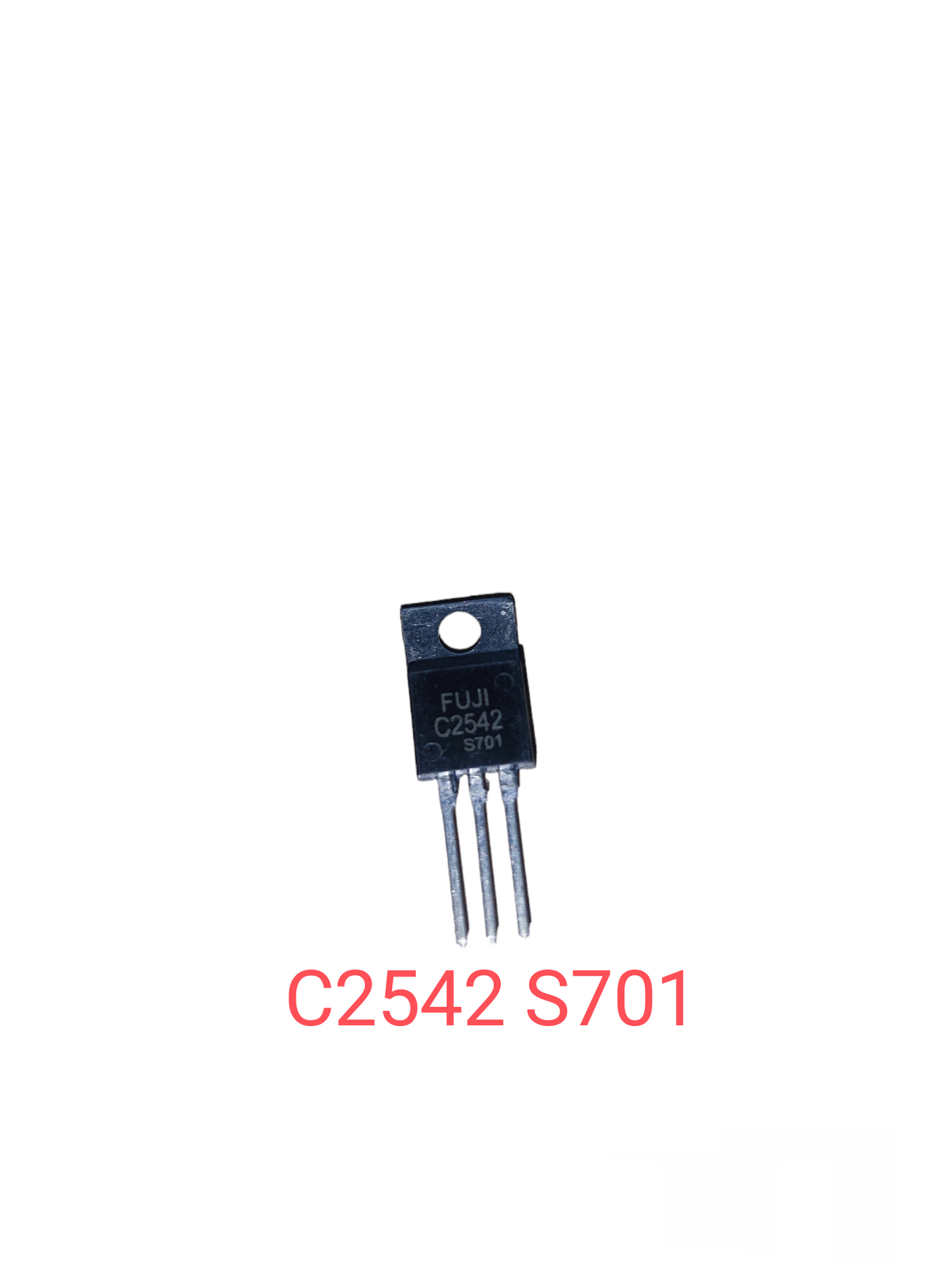 Transistors Different Kind Classic Series black C2542 S701 transistor with three metal leads for electrical circuitry