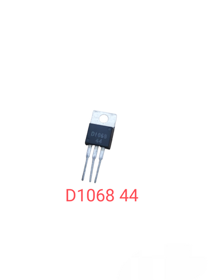 Single transistor device from Transistors Different Kind Classic Series with three metal legs and black casing