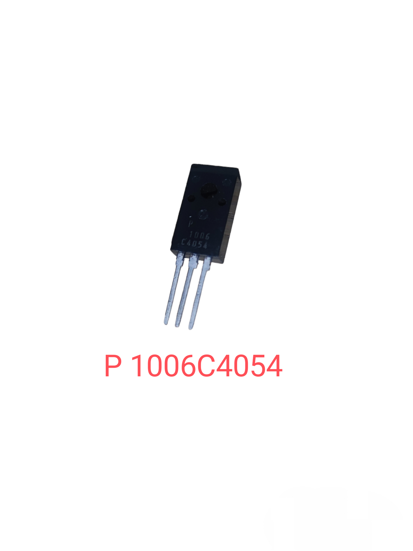 Single black transistor with three metal legs from Transistors Different Kind Classic Series electronics