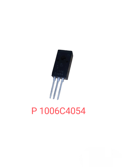 Single black transistor with three metal legs from Transistors Different Kind Classic Series electronics