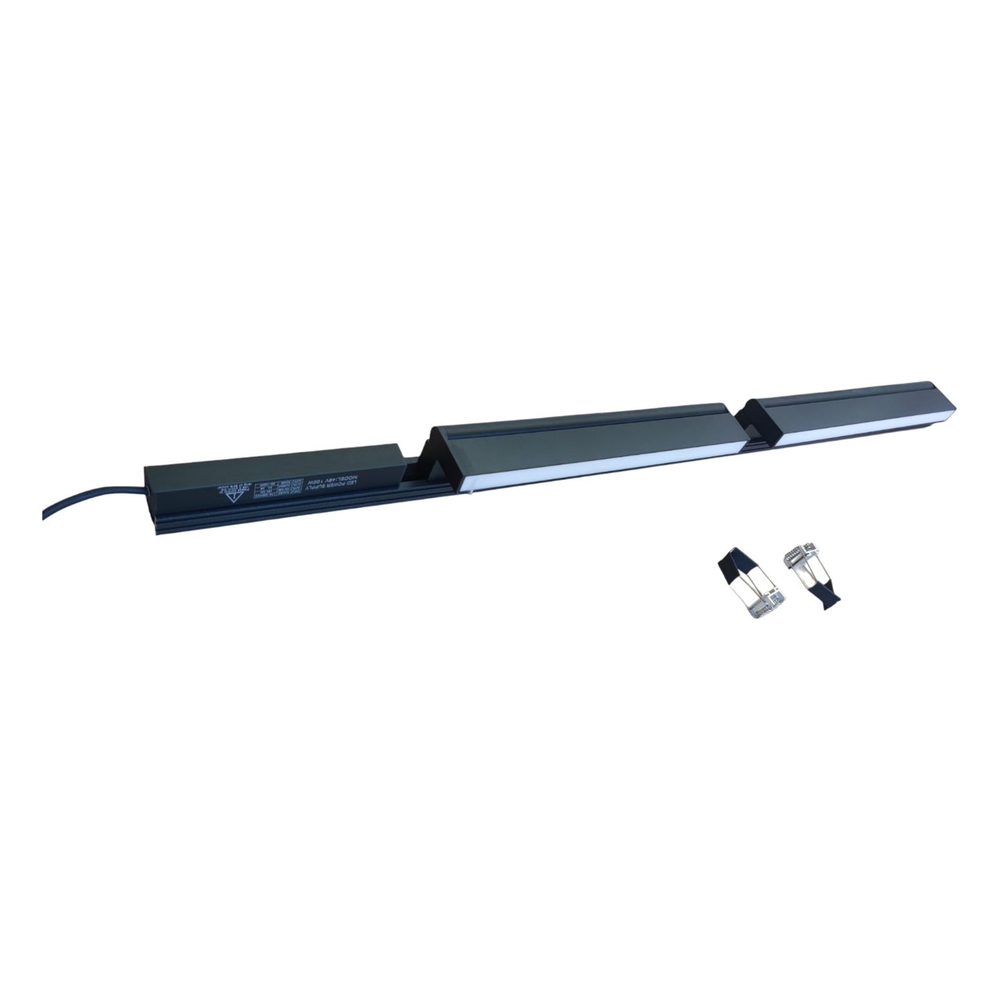 Magnetic Track Light 1 Meter 26mm with 2pcs 18W LED Foldable Flood 220V Warm White ( ILLUMIQ TERRA)