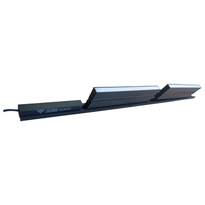 Magnetic Track Light 1 Meter 26mm with 2pcs 18W LED Foldable Flood 220V Warm White ( ILLUMIQ TERRA)