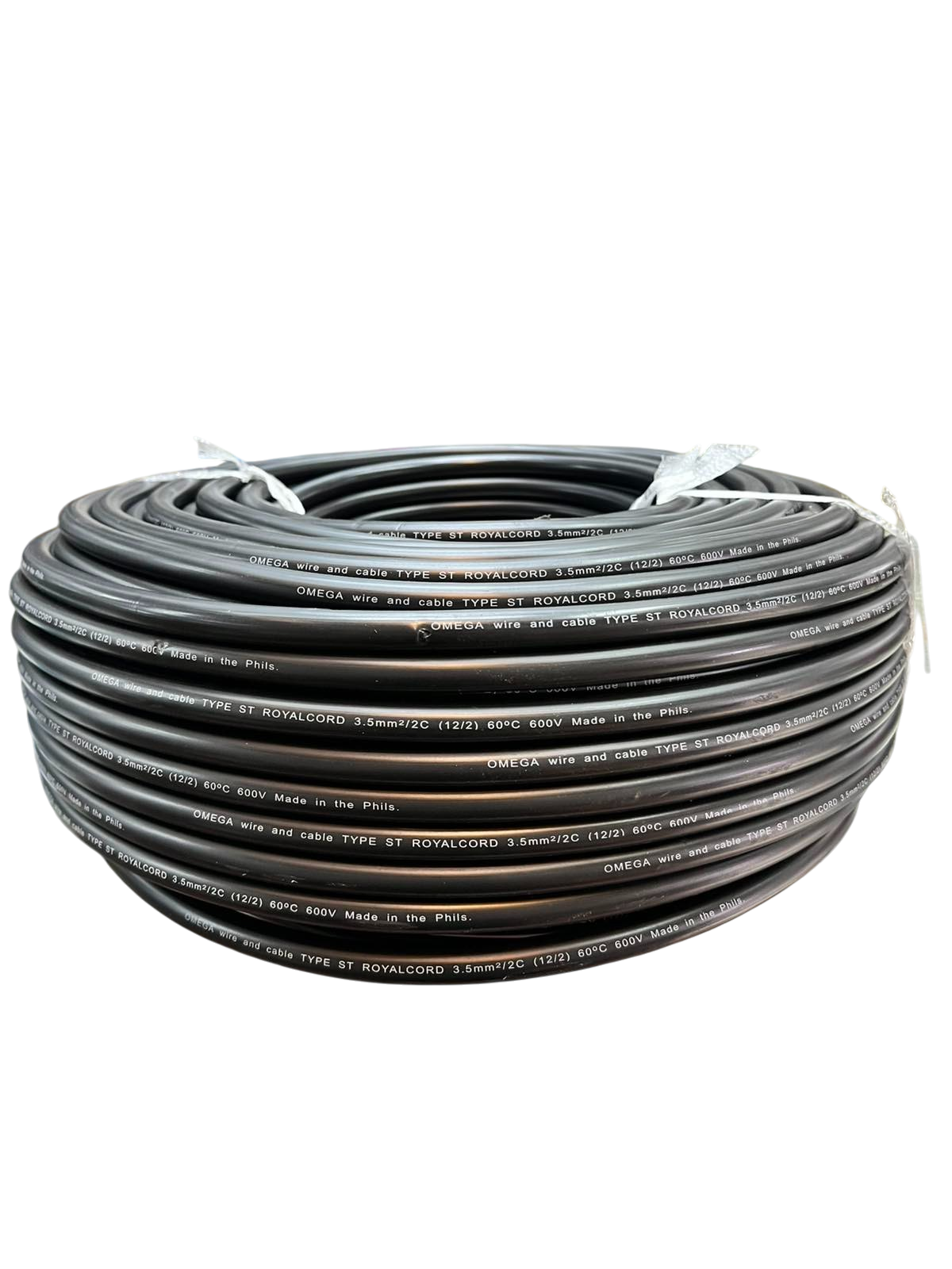 Omega Royal Cord 3.5mm2/2c AWG 12/2 2 Core 75mtrs