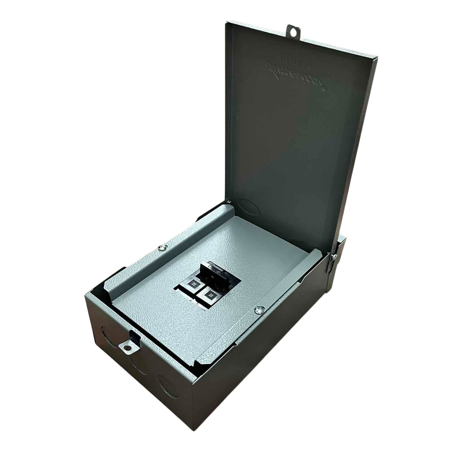 America Nema 3R Panel Board Housing for GE TQC 2 Pole Bolt-on Circuit Breaker