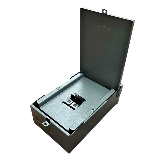 America Nema 3R Panel Board Housing for GE TQC 2 Pole Bolt-on Circuit Breaker