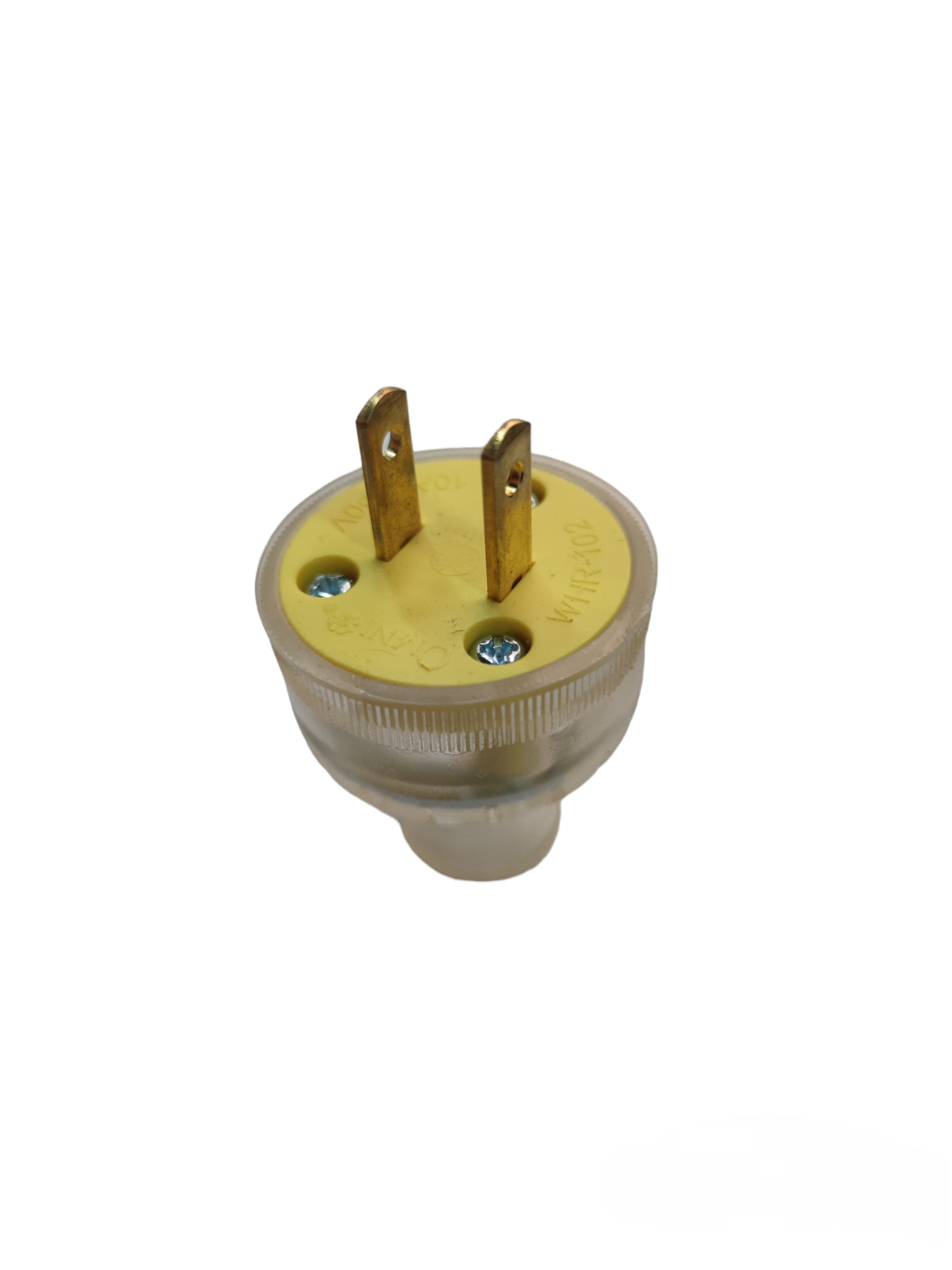 Omni transparent electrical plug 250V for safe and reliable electrical connections