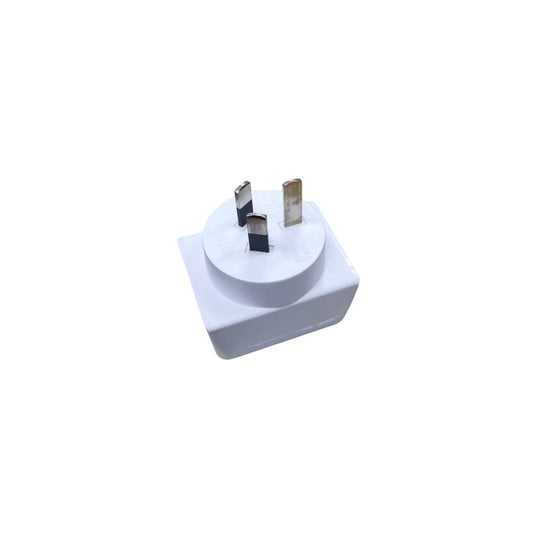 Type B to Type I plug adapter for converting electrical plugs for international use