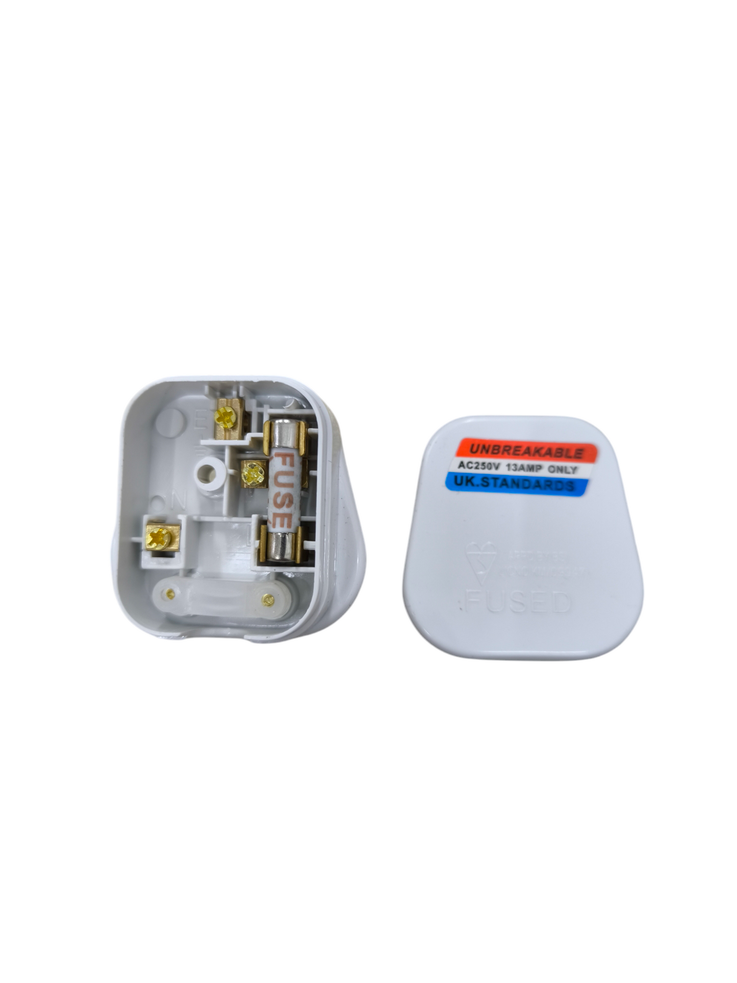 Type G Plug 13A 220V UK Plug with fuse and unbreakable casing from China vendor