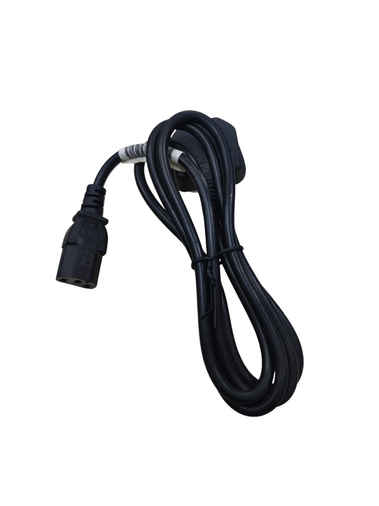Black Type G plug AC power cord with two ends for electronic devices and chargers