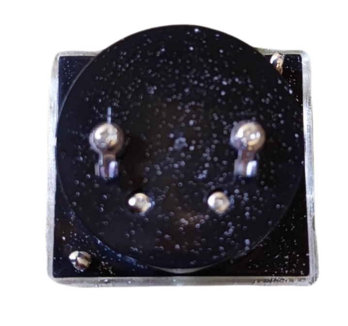 UFE Panel Meter VU Meter 66 with a sleek black design and clear display for electrical testing