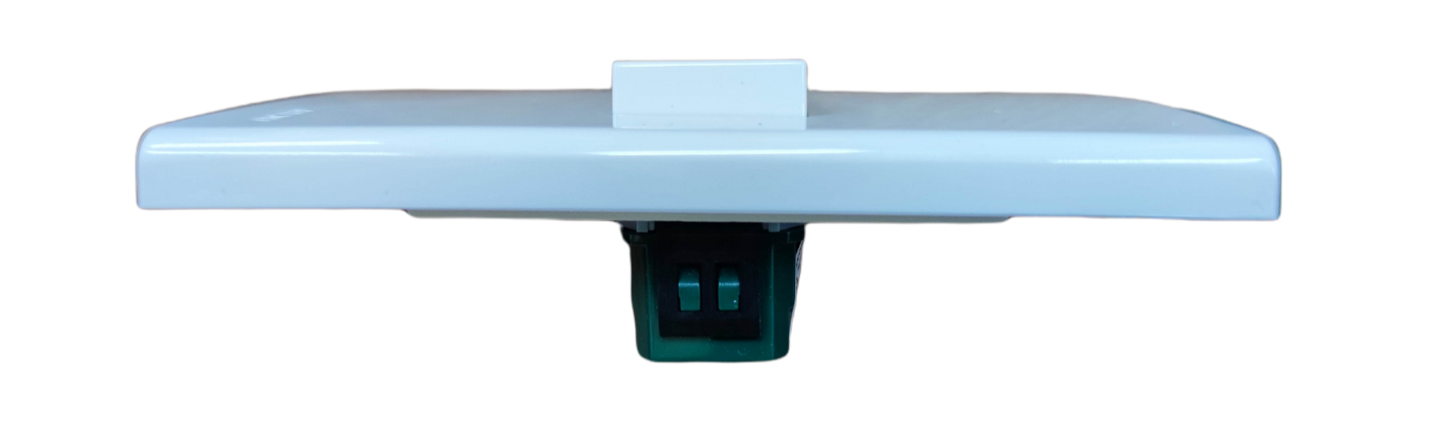 Royu white slim rocker 1 gang 3 way light switch 10A 250V for home wall installation