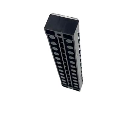 Grippes 25A 12 Pair Terminal Block 600V black modular electrical terminal with twelve pairs of connection ports