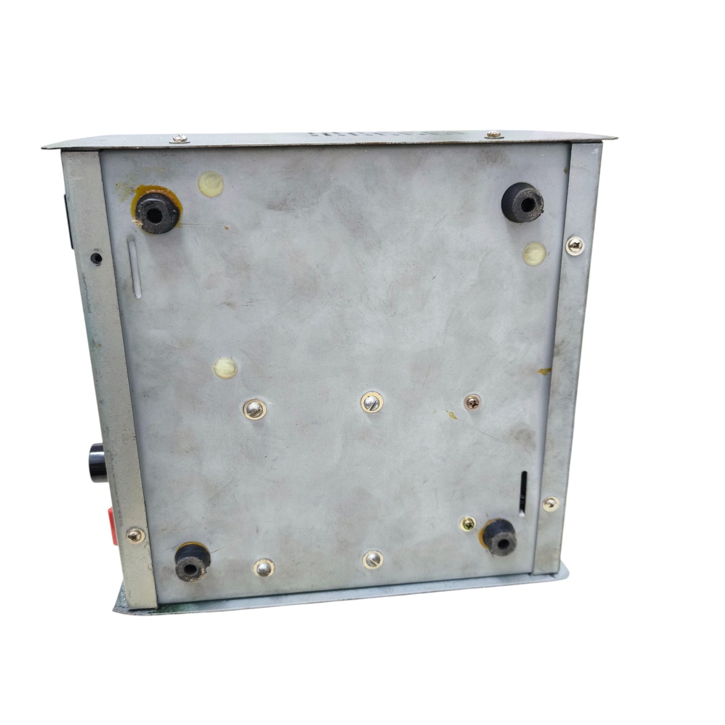 Winlite 600W Automatic Voltage Regulator metal chassis back plate with mounting feet and connectors
