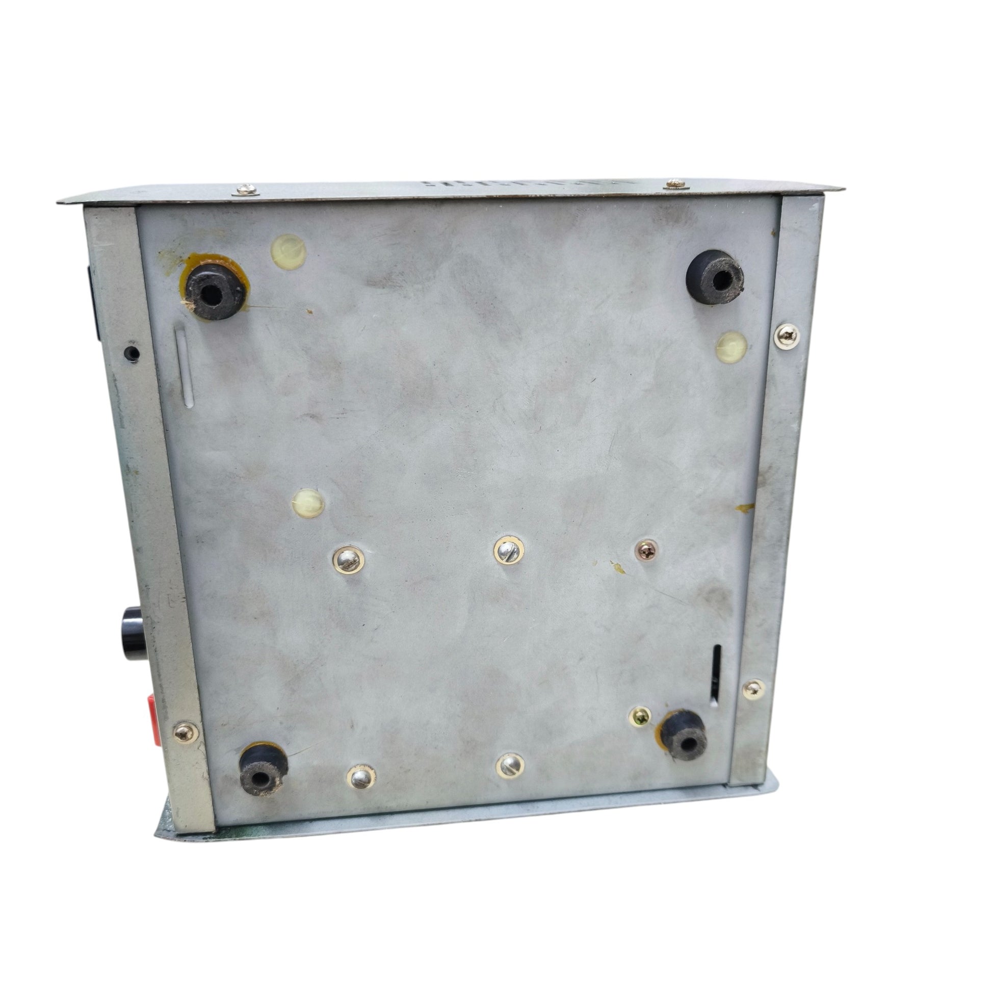 Winlite 600W Automatic Voltage Regulator metal chassis back plate with mounting feet and connectors