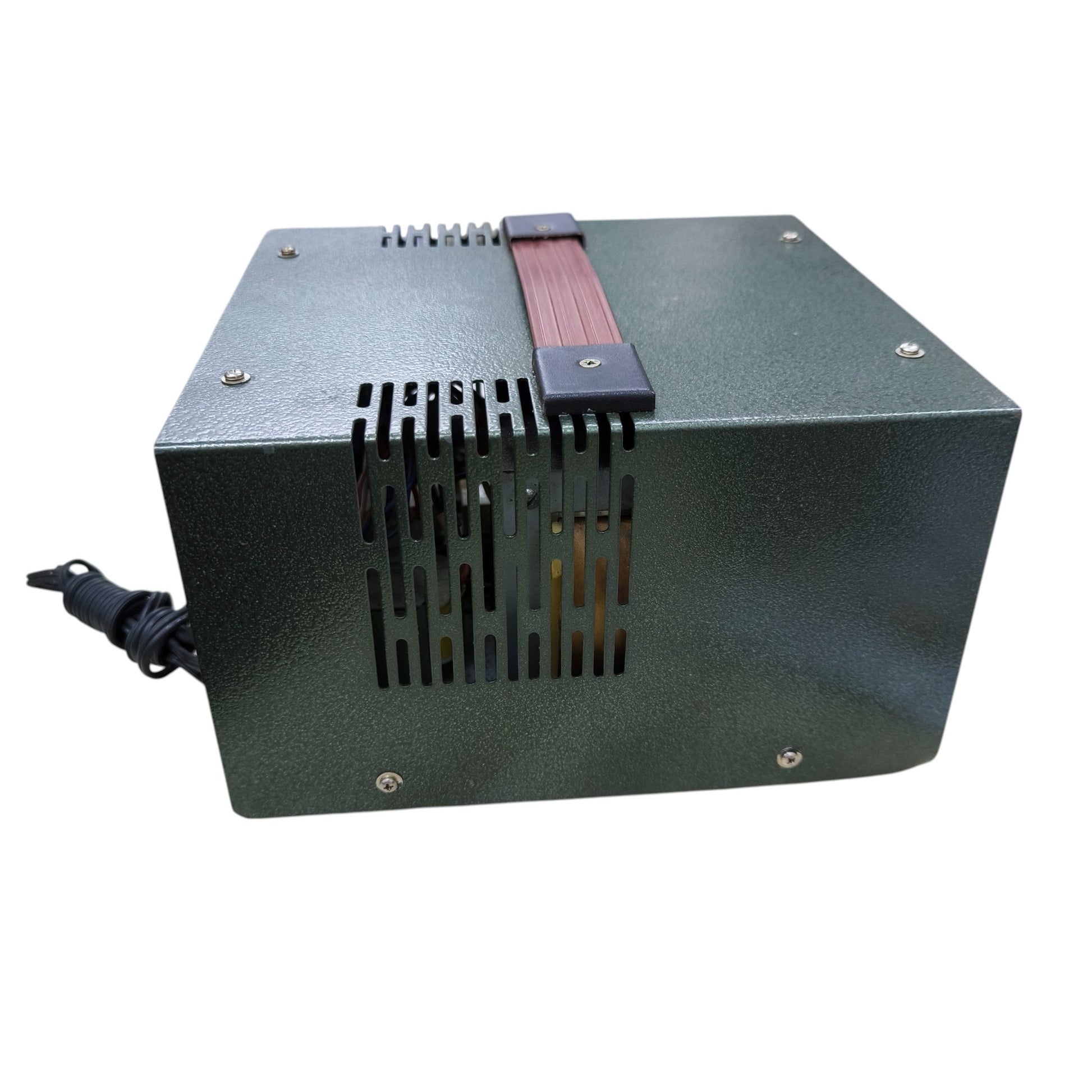 Winlite 600W Automatic Voltage Regulator green metal box with handle vents and power cord