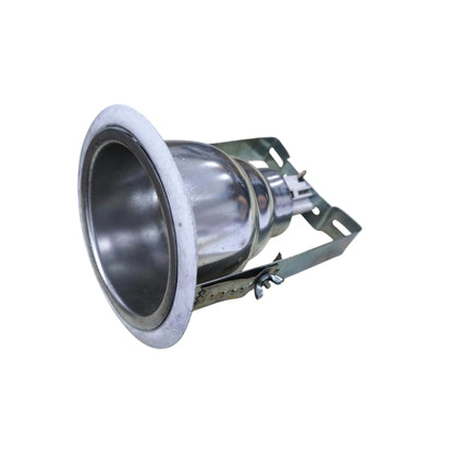 Local ceiling light Downlight Fixture White Boarder G23 recessed silver reflector with mounting clips