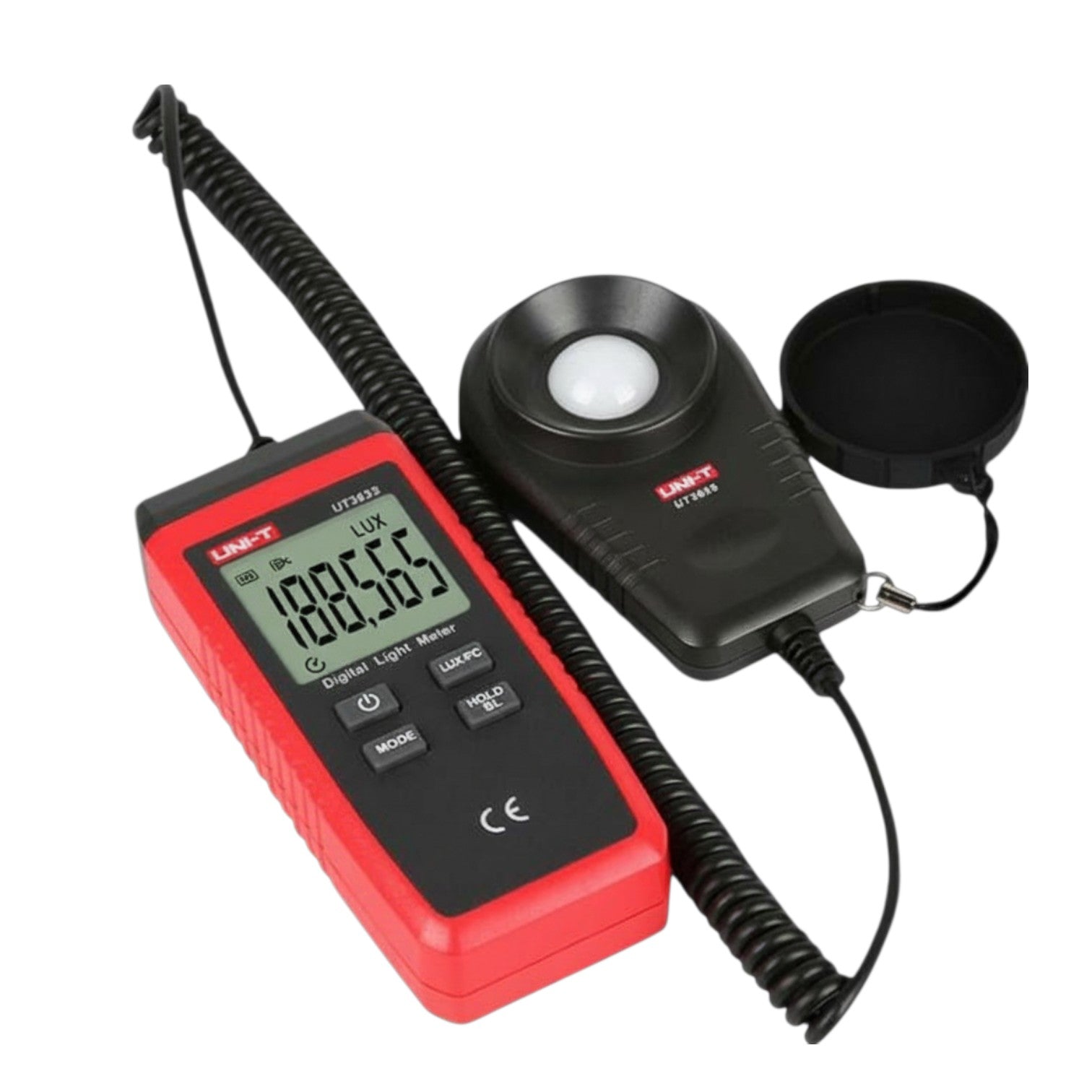 UNI-T Digital Light Meter UT383S for accurate light measurements with remote sensor