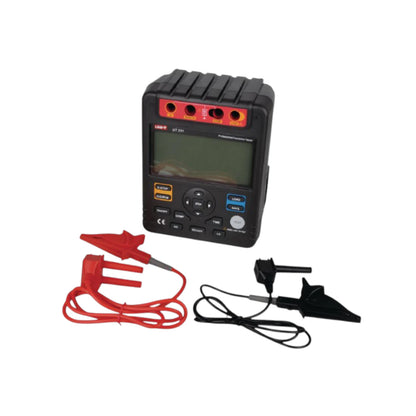 UNI-T UT-511 resistance tester with test leads for accurate resistance measurement